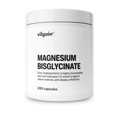 Magnija Bisglicināts Vilgain, 200 kapsulas