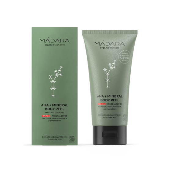 AHA+Mineral ķermeņa pīlings 175ml, Madara