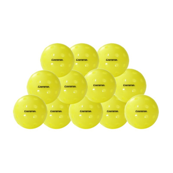 Piklbola bumbiņas Photon Outdoor Ball Gamma, 12 gab.
