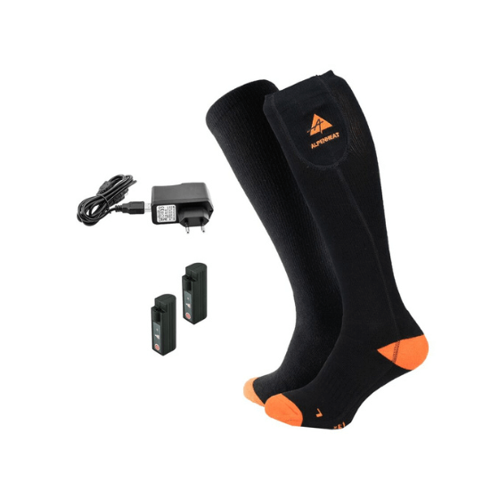Apsildāmās zeķes FireSocks, kokvilna, Alpenheat
