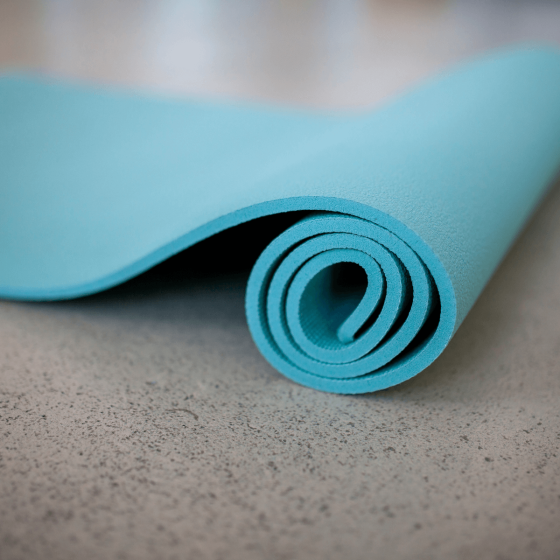 Jogas paklājiņš Studio 8 mm Soft Teal 65 × 180 cm Yama Yoga