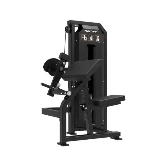 Bicepsa trenažieris "Bicep Curl" ar svara bloku TUNTURI Platinum V-sērijas
