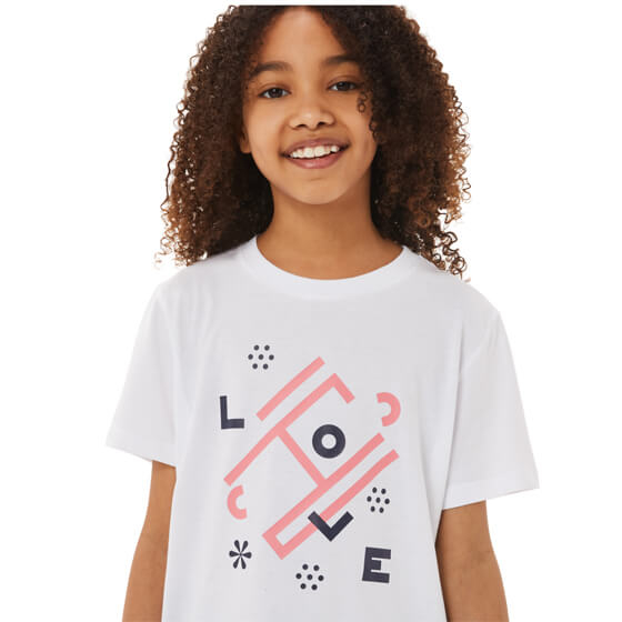 Sporta krekliņš meitenēm ASICS G TENNIS TEE, balts
