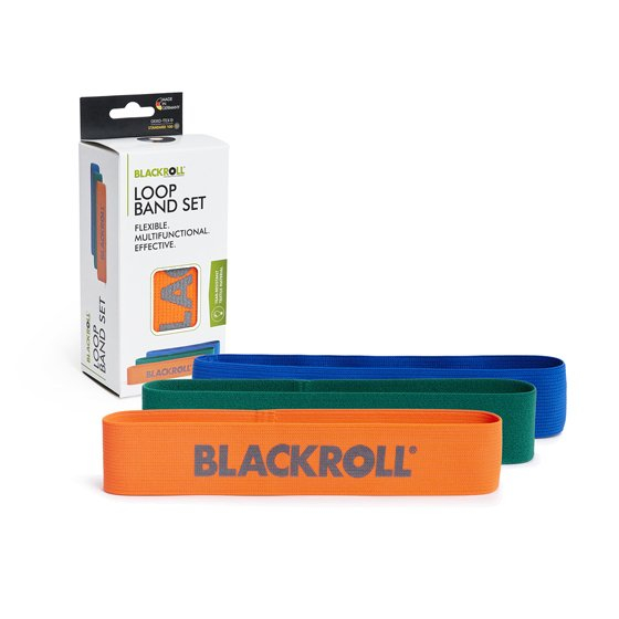 Pretestības gumiju komplekts BLACKROLL LOOP BAND, 3 gab.