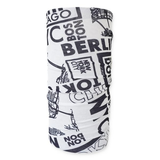 Daudzfunkcionāla šalle Multi Scarf 6 Major BLK Print Fitletic