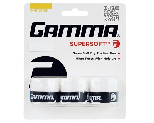 TENISA OVERGRIPS GAMMA SUPER SOFT 3-PACK BALTS