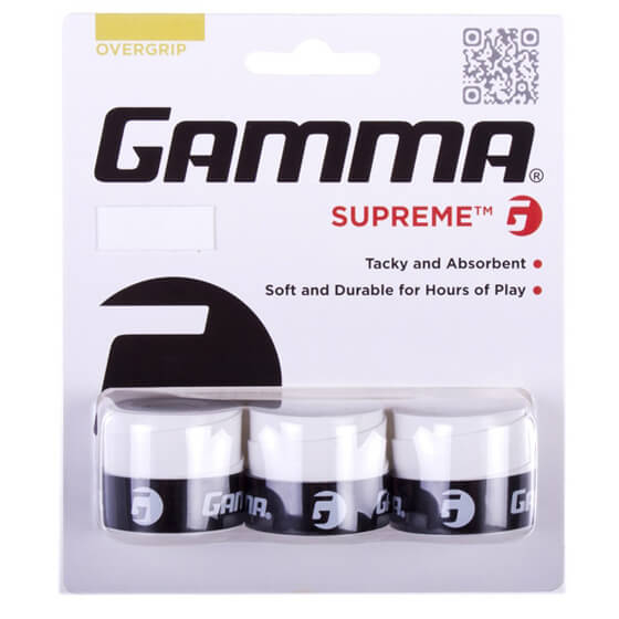 Tenisa overgrips Gamma SUPREME, 3 gab.