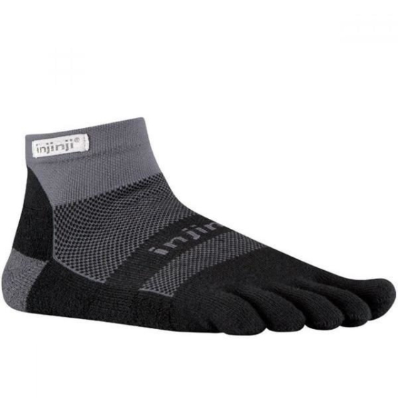 Skriešanas zeķes INJINJI Run Midweight Mini-Crew Xtralife CoolMax