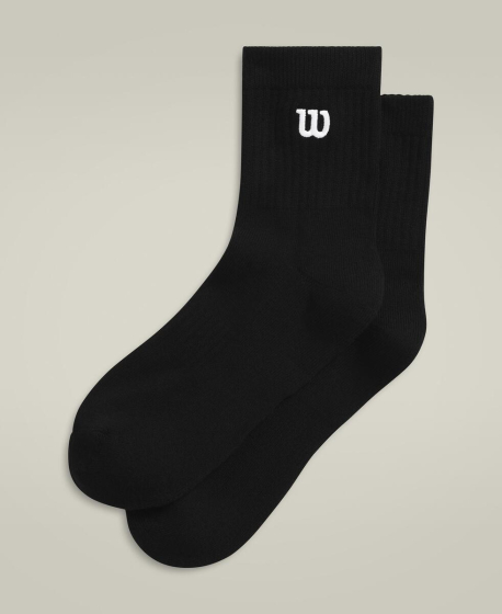 U QUARTER-LENGTH SOCK / BLACK L
