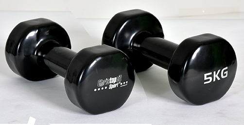 Vinyl Hanteln - Beauty Bells 2 x 5 kg