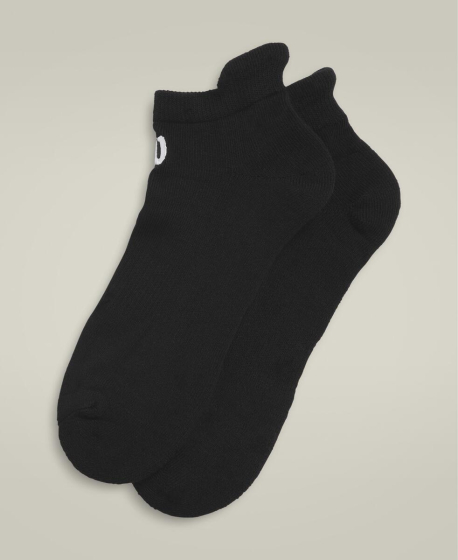 U CUSHIONED ANKKLE TAB SOCK  / BLACK M