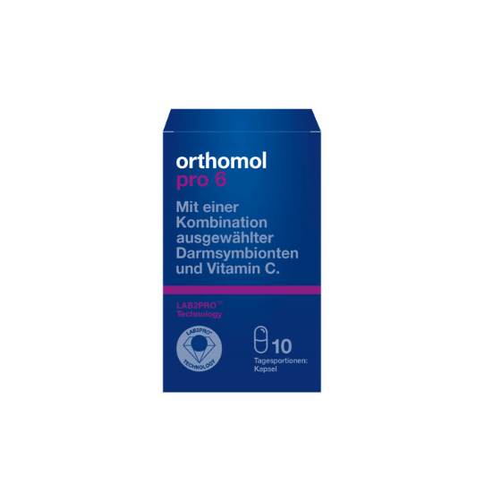 Orthomol Pro 6 ar baktēriju kultūrām