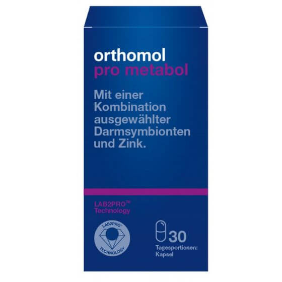 Orthomol Pro Metabol N30 ar cinku