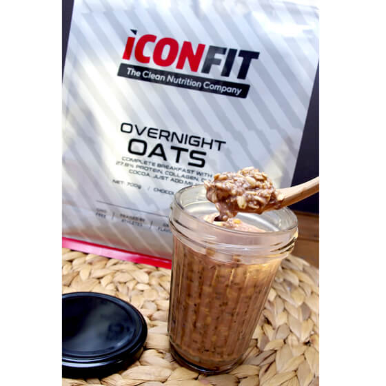 Auzu biezputra ICONFIT Overnight Oats, 1kg