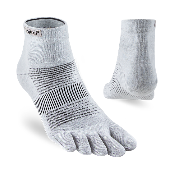 Skriešanas zeķes INJINJI Run Lightweight Mini-Crew Xtralife CoolMax