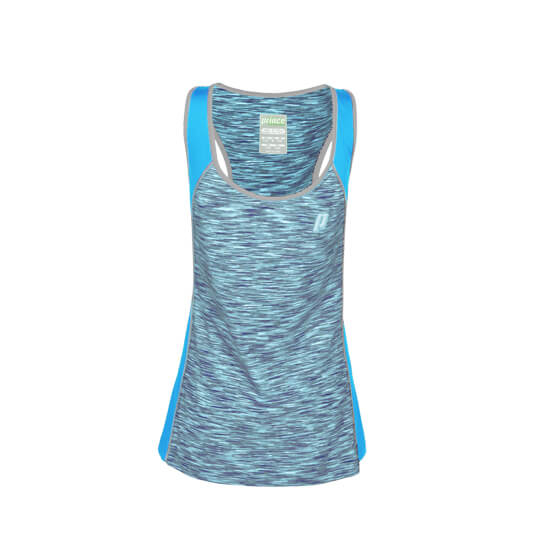 Sporta krekls meiteņu Prince Space Dye Racer Back (azure)