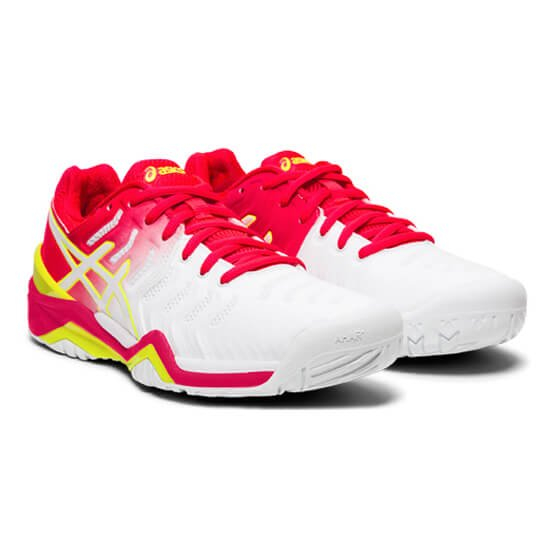 TENISA APAVI ASICS GEL-RESOLUTION 7, SIEVIEŠU (WHITE LASER PINK)