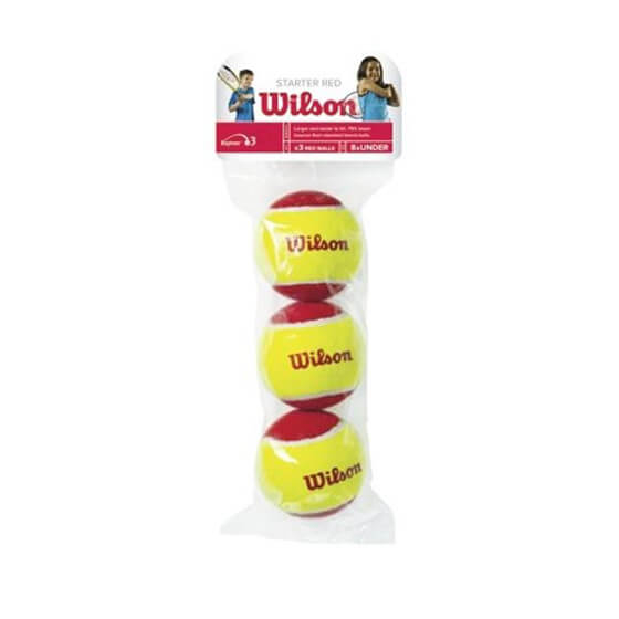 TENISA BUMBAS WILSON STARTER RED, 3 GAB.