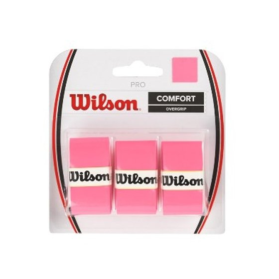 TENISA OVERGRIPS WILSON PRO, (ROZĀ) 3 gab.