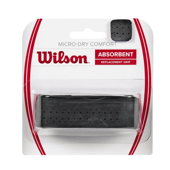 Tenisa pamatgrips WILSON MICRO-DRY+COMFORT, MELNS