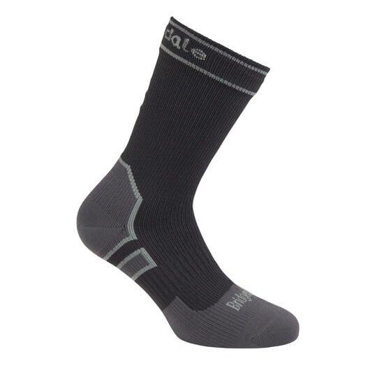 Ūdensnecaurlaidīgas zeķes Stormsock Lightweight Boot, melnas Bridgedale