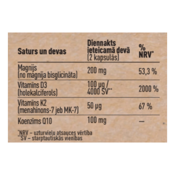 Preimmu® Mag D3K2Q10 30 dienām