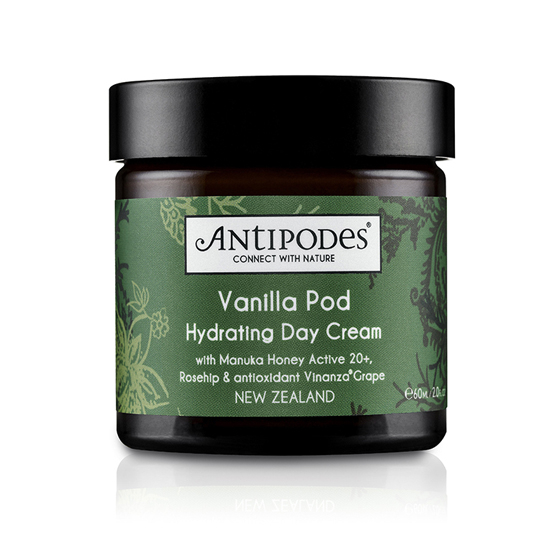 Mitrinošs dienas krēms ar vaniļu Antipodes VANILLA POD, 60 ml