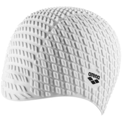 ARENA Bonnet Silicone Cap silikona peldcepure ar 3D burbuļu dizainu