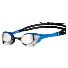 Peldbrilles profesionālās Arena Cobra Ultra Mirror Swipe Silver