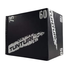 TUNTURI PLYO Box treniņu kaste ar trim augstumiem pliometriskiem vingrinājumiem
