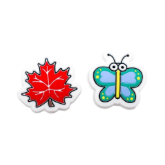 Gamma Stīgu Vibrācijas Noņēmējs, 2 gab., Nature Maple Leaf/Butterfly