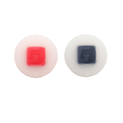 Gamma Vibrācijas Slāpētājs Button Shockbuster, 2 gab., Zils/Melns