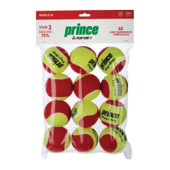 Tenisa treniņu bumbiņas bērniem Prince Play & Stay STAGE 3 FELT, 12 gab. 