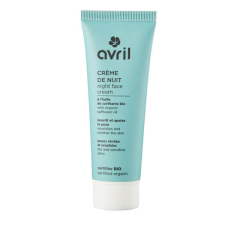 Nakts sejas krēms sausai un jūtīgai ādai Avril, organiskā kosmētika, 50 ml
