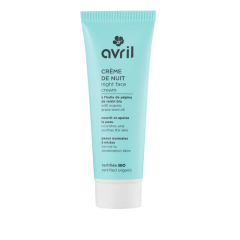 Nakts sejas krēms normālai ādai Avril, organiskā kosmētika, 50 ml