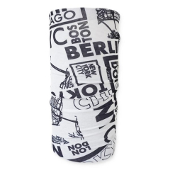 Daudzfunkcionāla sporta šalle Multi Scarf 6 Major BLK Print Fitletic