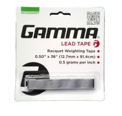 Tenisa raketes svina lente Gamma Lead Tape 1/2