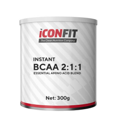 Aminoskābju komplekss ICONFIT BCAA 2:1:1 pulveris muskuļu atjaunošanai