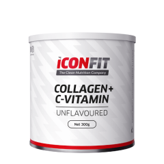 MSM kolagēna pulveris + C vitamīns, 300 g (dažādas garšas) ICONFIT