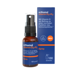 Orthomol Vitamin D3 + K2 izsmidzināms aerosols 20 ml ar ingvera ekstraktu