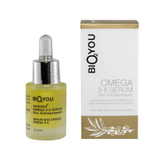 Dabīgs OMEGA 3-6 sejas serums ar augu eļļām un vitamīniem