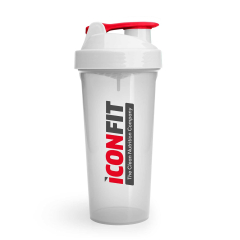 Pudele šeikeris 800 ml ICONFIT ar sietu un pulvera nodalījumu