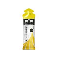 SIS GO Energy Gel Pineapple 60ml izotoniskā enerģijas želeja ar ananasu garšu sportam un treniņiem.
