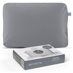 Spilvena pārvalks SMARTSLEEP Comfort no kokvilnas ar rāvējslēdzēju