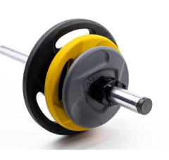 Svaru disku komplekts ar uretāna pārklājumu ZIVA HX Studio Barbell Set