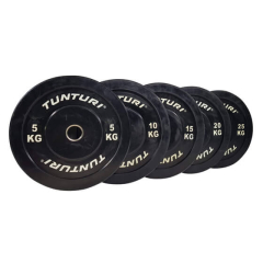 Svaru diski Tunturi BUMPER PLATES, Ø50cm (5-25kg)
