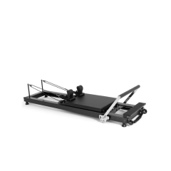 Aluminum HL1 Reformer ELINA Pilates with silent carriage and vertical storage.