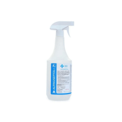 Dezinfekcijas līdzekļa pudele ar pulverizatoru, Alpinuseptol+, 1000ml.