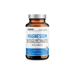 ICONFIT magnija bisglicināts ar B6 vitamīnu nervu sistēmai, muskuļiem un miegam