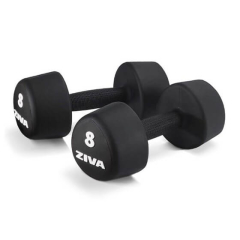 ZIVA Urethane Functional Tribell Studio profesionālās hanteles
